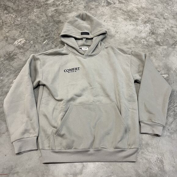 Comfrt Tops - Comfrt Coordinate Hoodie Stone Gray Color Unisex Size Large